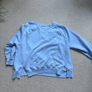 American Eagle oversized size large blue crewneck